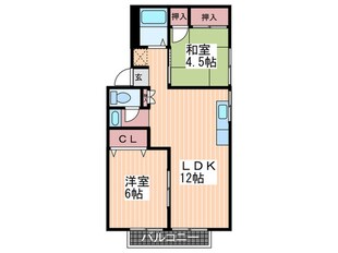 プレジール高広の物件間取画像